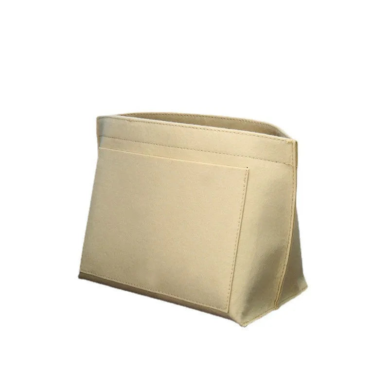 Felt Insert Bag Fits For Longchamp Handbag Liner Bag Felt Cloth Makeup Bag Support Travel Portable Insert Purse Organizer