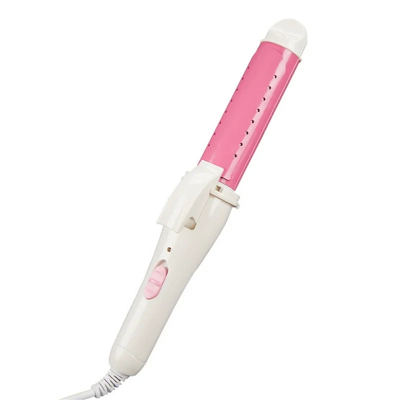 3 In 1 Gold Ceramic Hair Curling Iron Hair Curler Professional Hair Styling Tools Hair Straightener Heated Roller Multifunction