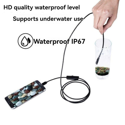 5.5/8MM TYPE-C Android Endoscope Camera IP67 Waterproof 6 LED Adjustable  Borescope Mini Camera for Pipeline Inspection