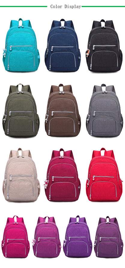 Mochila Feminina School Backpack for Teenage Girl 2025 Travel Back Packs Bag Women Nylon Waterproof Laptop Bagpack
