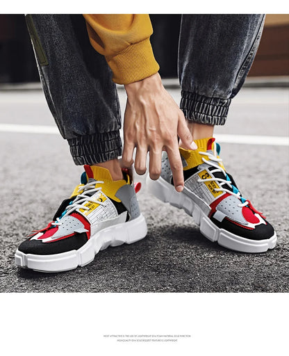 New Colorful Men Sneakers Male Tenis Luxury Designer Shoes Breathable Men's Casual Shoe Couple Shoes Trainers Zapatillas Hombre
