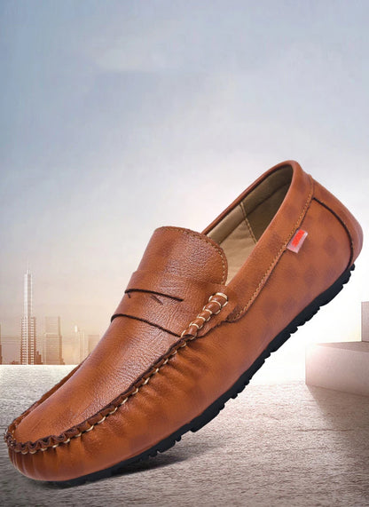 Men Shoes Casual Leather Mens Loafers Moccasins Designer Slip on Boat Shoes High Quality Chaussure Homme Plus Size 38-47