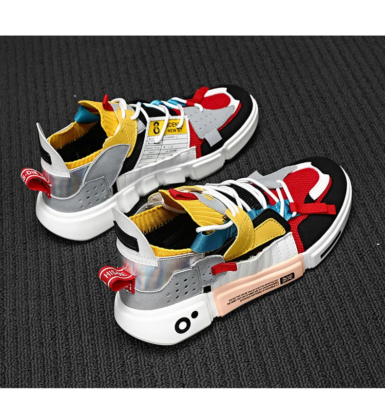 New Colorful Men Sneakers Male Tenis Luxury Designer Shoes Breathable Men's Casual Shoe Couple Shoes Trainers Zapatillas Hombre