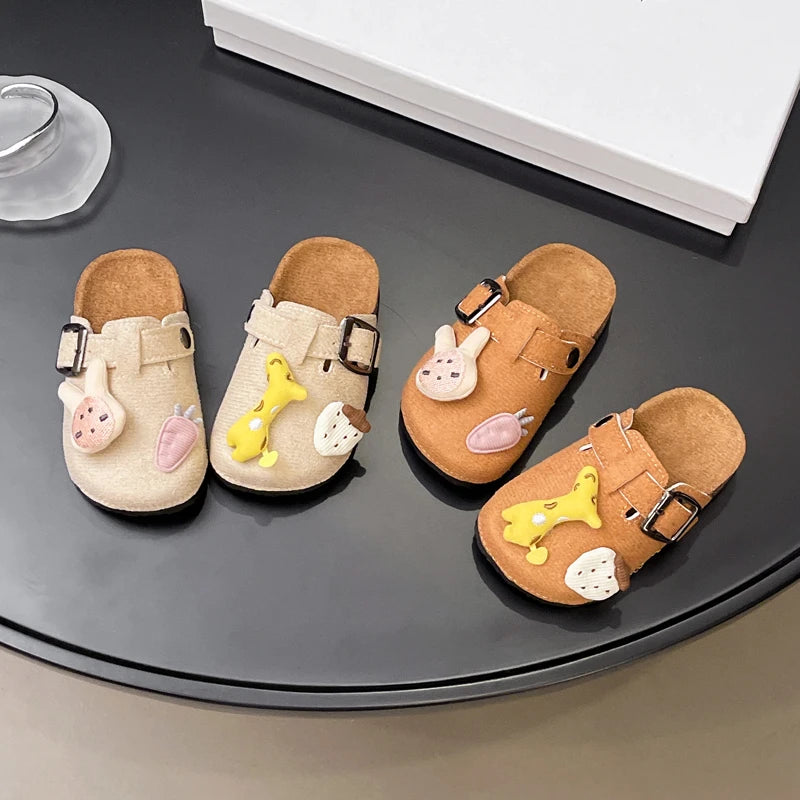 Kid's House Slippers 2025 New Cute Animal  Boy Child Slipper Non-slip Versatile Toddlers Girls Causal Flat Shoes Fashion Cartoon
