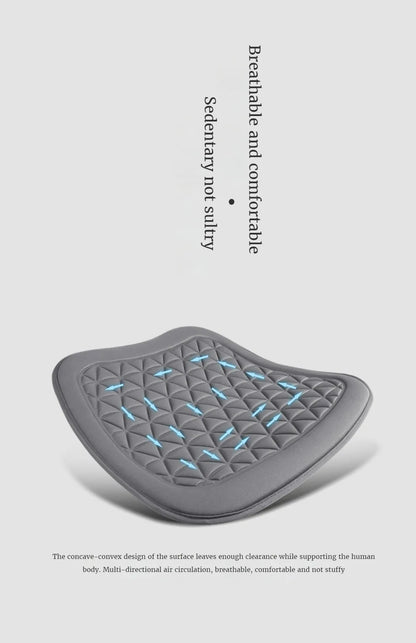 3D Suspended  Car Seat Cushion with Embossed Pattern,Separate Bottom Seat Cushion and Back Cushion Fit for Most Cars