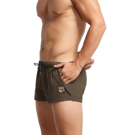 SEOBEAN Men's Quick Dry Swimwear Beach Shorts Summer Surf Fitness Board Trunks Gym Short Pants Male Clothing