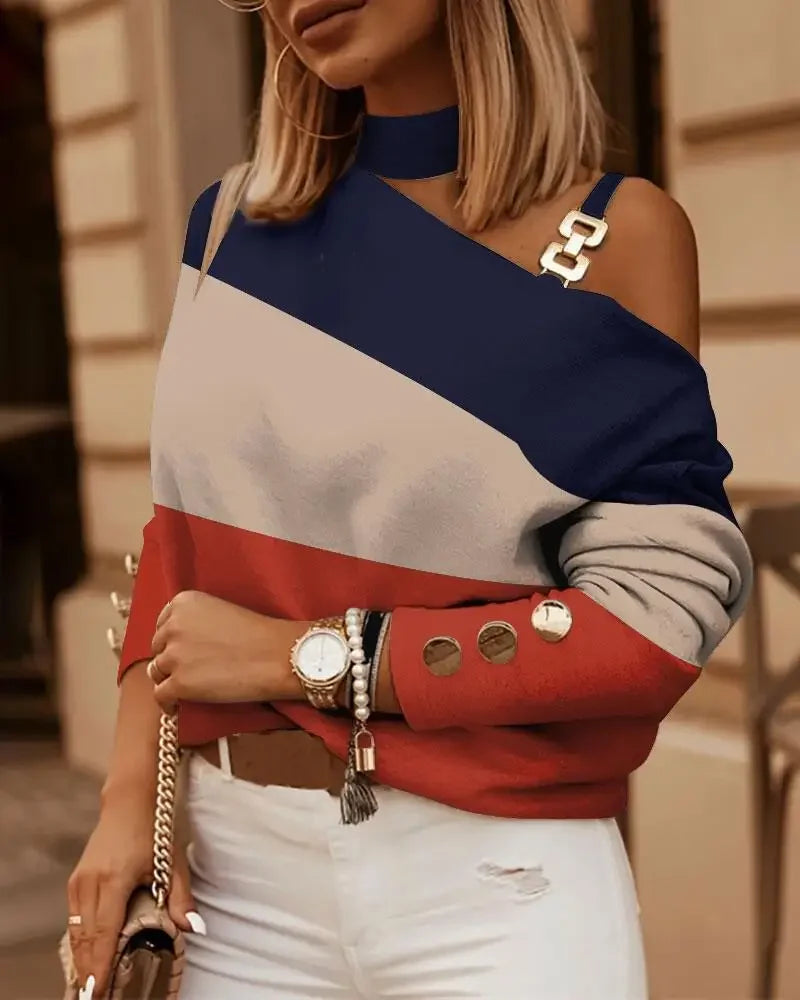 Women's Sexy Loose Blusas Tees  t shirt  De Los Hombros Blouses Or Tops For Woman Chemisier Femme  blusones para mujer