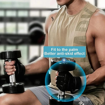 Gym Gloves for Men Women Fitness Weight Lifting Wristband Gloves Body Building Training Sports Exercise Cycling Glove Shockproof