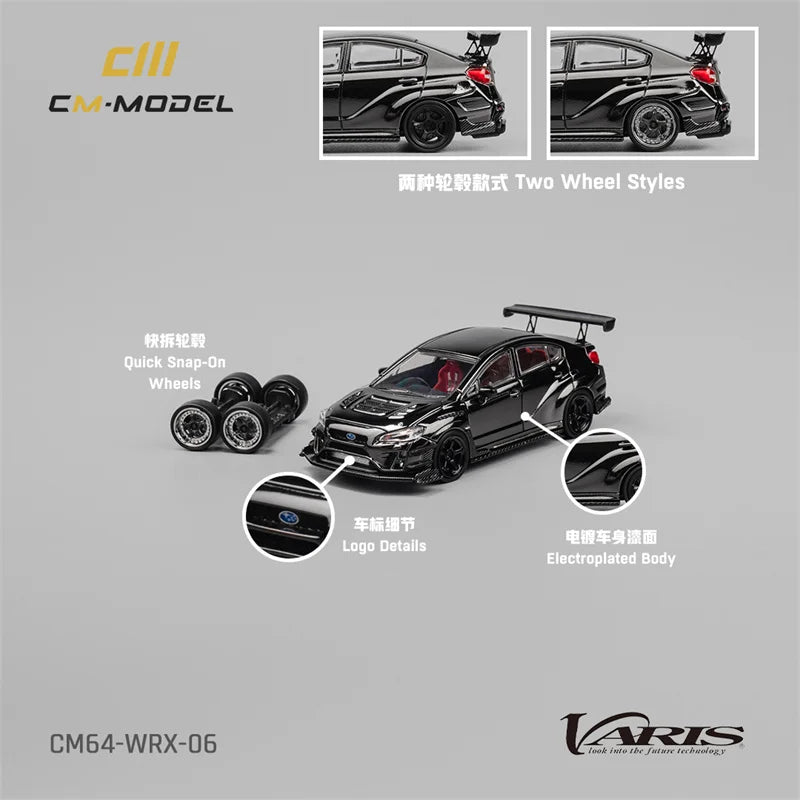 CM MODEL 1:64 S1000RR WRX STI RS7 sportback Jesko Codalunga SolusGT 765LT ER34 LBWK GT35RR Zonda Imola Model Car