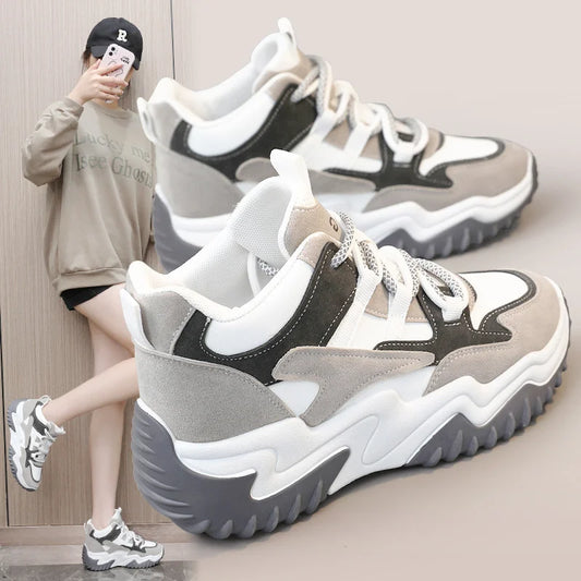 Sneakers for Women 2023 Autumn Slip on Breathable Mesh Casual Shoes Woman  Heels   Loafers