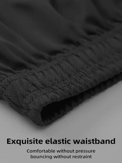 New summer fitness sportswear for men, short-sleeved T-shirt and shorts two-piece set, breathable and quick-drying casual wear.
