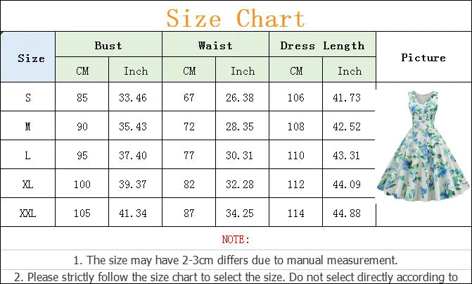 Floral Print 1950s 60s Vintage Women Dress Elegant Summer Robe Ladies Sleeveless V Neck A Line Swing Rockabilly Dresses 2025