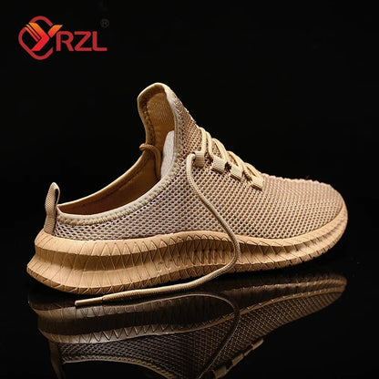YRZL Men Casaul Slippers Lightweight Non Slip Breathable Mesh Shoes Half Slippers Outdoor Summer Loafers Lazy Shoe for Men
