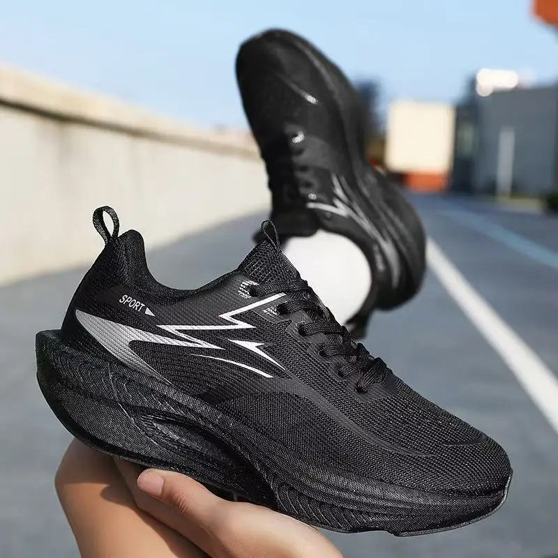 Marathon Sneakers Men Running Shoes Anti-slip Comfortable Racing Carbon Board Training Mesh Tennis Shoes Casual for Women 2026