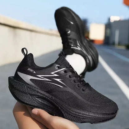Marathon Sneakers Men Running Shoes Anti-slip Comfortable Racing Carbon Board Training Mesh Tennis Shoes Casual for Women 2026