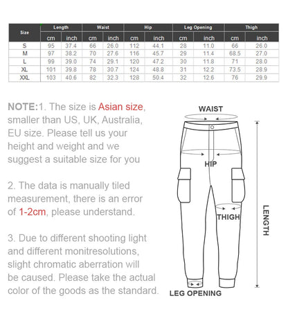 Maden Men's Casual Solid Color Polar Fleece Cuffed Sweatpants Elastic Waist Fleece-lined Pants Warm Sports Straight-leg Trousers