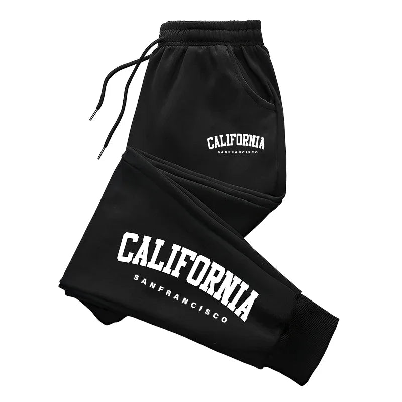 Hot Sales Mens Sweatpants Printing Casual Pants Outdoor Gym Sports Jogging Pants Autumn Winter Man Trousers Fitness Sportswear