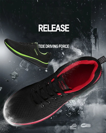 Summer Breathable Men's Casual Shoes Mesh Breathable Man Casual Shoes Fashion Moccasins Lightweight Men Sneakers Hot Sale 36-48