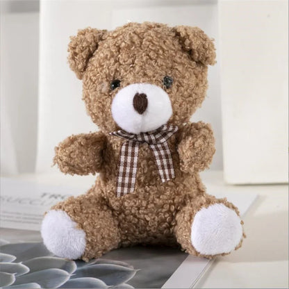 1PCS 11CM Plush Stuffed Teddy Bear Doll Patch Bear 5 Colors Kids Toy Soft Best Gift for Children Wedding Gifts