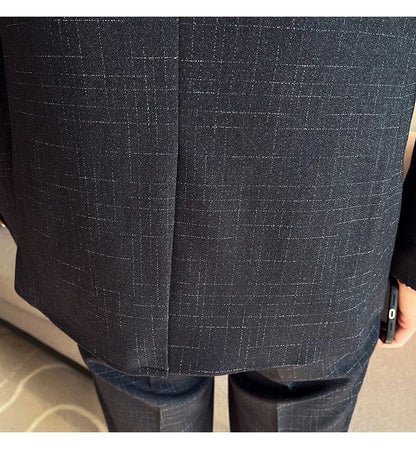 Traje De Boda De Alta Calidad Para Hombre, Traje Profesional De Negocios A La Moda, Chaleco Y Pantalones, Conjunto De 3/2 Piezas