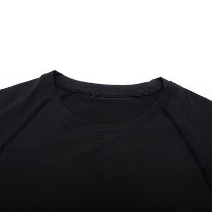 Men's Compression Long Sleeve Shirt Quick Dry Muscle Fit Athletic Top for Workout Training Bodybuilding Running Fitness Sports
