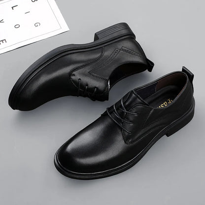 Genuine Leather Male Oxford Shoes Business Formal Wear Casual Shoes New Arrival Mens Derby Shoes Leisure Walk Gentleman Footwear