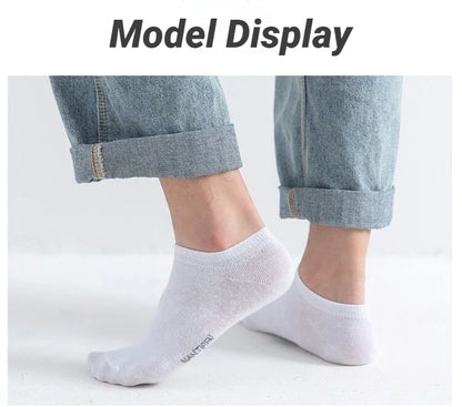 Solid Color Ankle Boat Socks Low Cut Short Style Comfortable Fashionable For Men Women Spring Summer Round Neck Casual