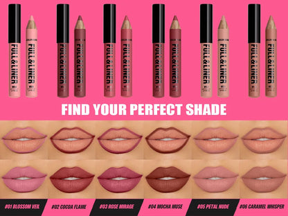 Waterproof Matte Lipliner Pencil Brown Contour Tint Lipstick Pen Long Lasting 12 Color Wooden Lip Liner Pencil Full-lip Makeup