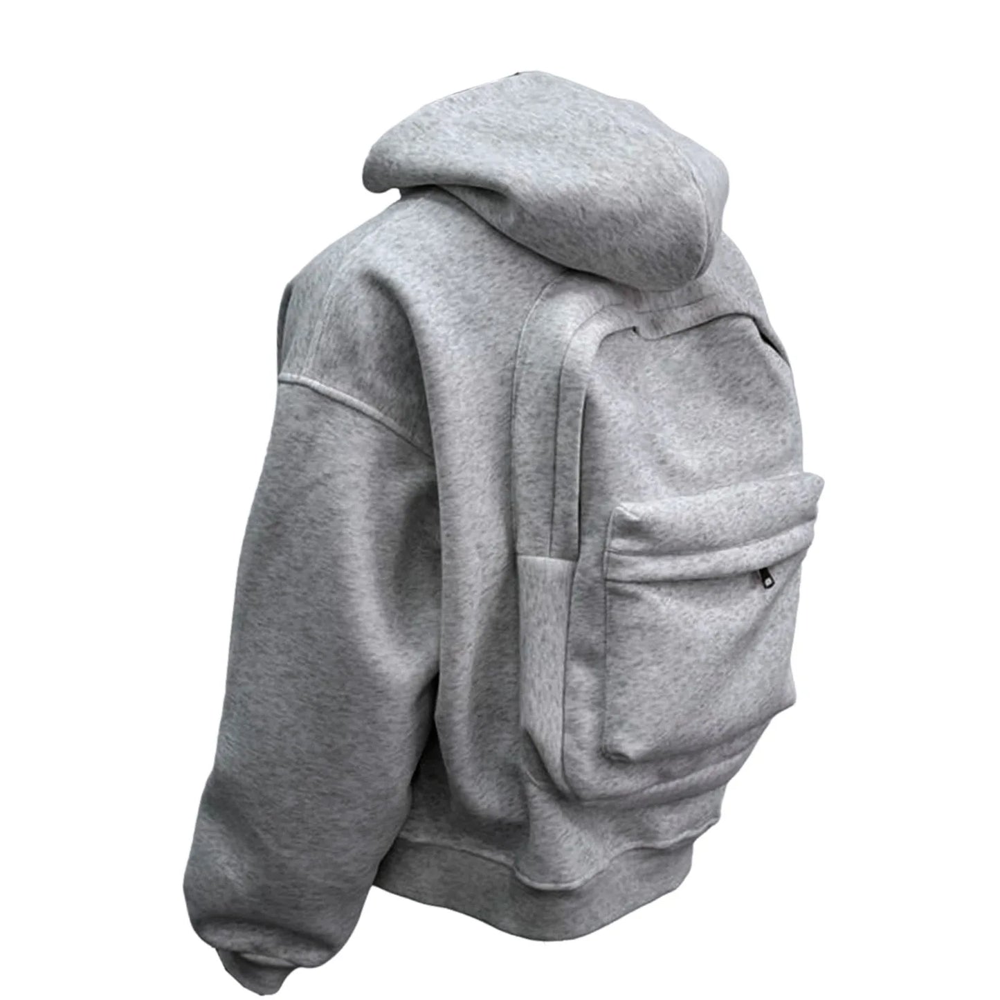 New Outdoors backpack Men's Sports and Leisure Loose Hooded Zipper Sweatshirt Traveler cardigan Jacket