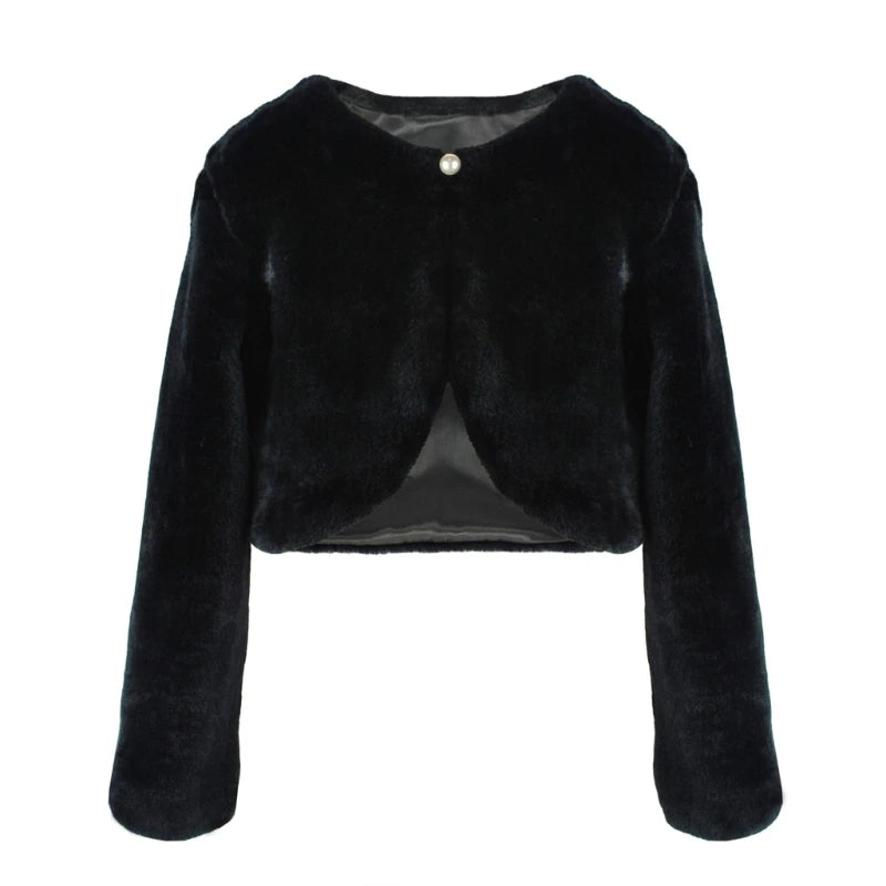 Windproof Girl Coats Spring And Autumn Newborn Padded Jackets Kids Shawls for Evening Parties and Daily Wear