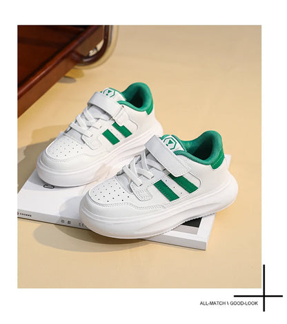 Children's Sneakers Kids Fashion Design Black White Non-slip Casual Shoes for Boys Girls Breathable Sneakers Toddler Outdoor