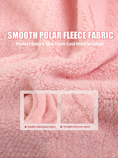 4-14Y Kids' Warm Ear-Protecting Neck Warmer Hat, Thickened Winter Ski Cycling Face Mask Windproof Beanie