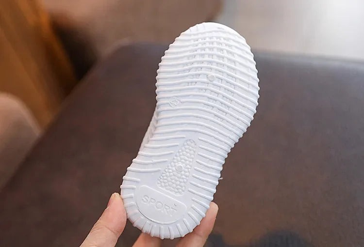 Spring Kid Shoes New Fashion Versatile Girl Sneakers Comfort Soft Sole Anti Slip Simple Boy Shoe Breathable Classic Casual Shoes