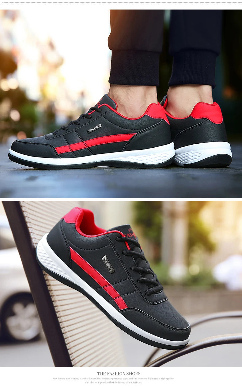 Men's fashionable casual shoes🥾,
Outdoor PU leather trend, 🙌
🍃light casual shoes and 🍃
☁️comfortable with laces, ☁️
Outdoor sports shoes🤾