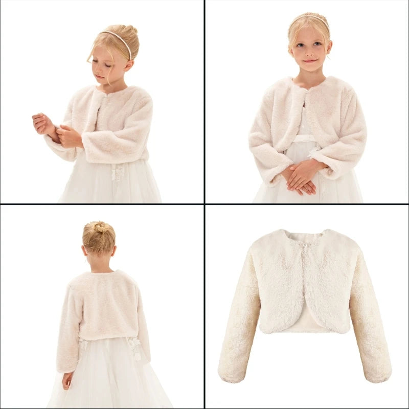 Windproof Girl Coats Spring And Autumn Newborn Padded Jackets Kids Shawls for Evening Parties and Daily Wear