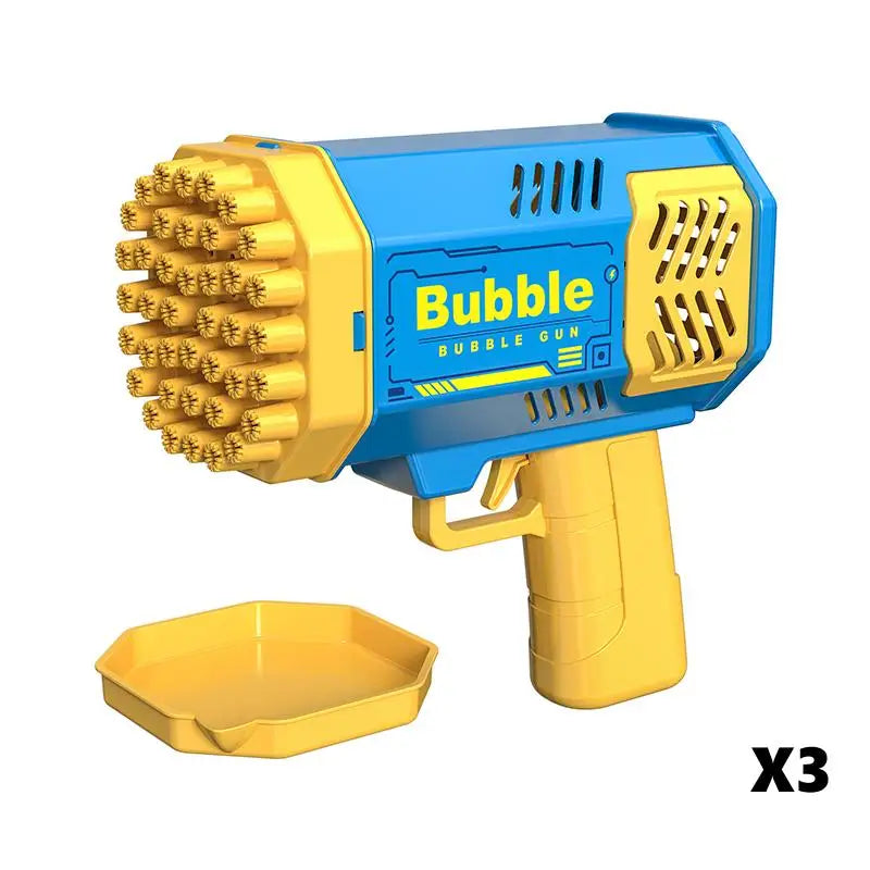 40 Hole CHILDREN'S Outdoor Toy Bubble Gun Electric Toy Blowing Bubbles (Without Bubble Water)
