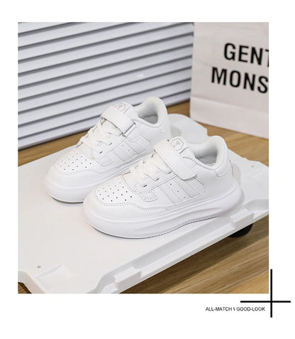 Children's Sneakers Kids Fashion Design Black White Non-slip Casual Shoes for Boys Girls Breathable Sneakers Toddler Outdoor