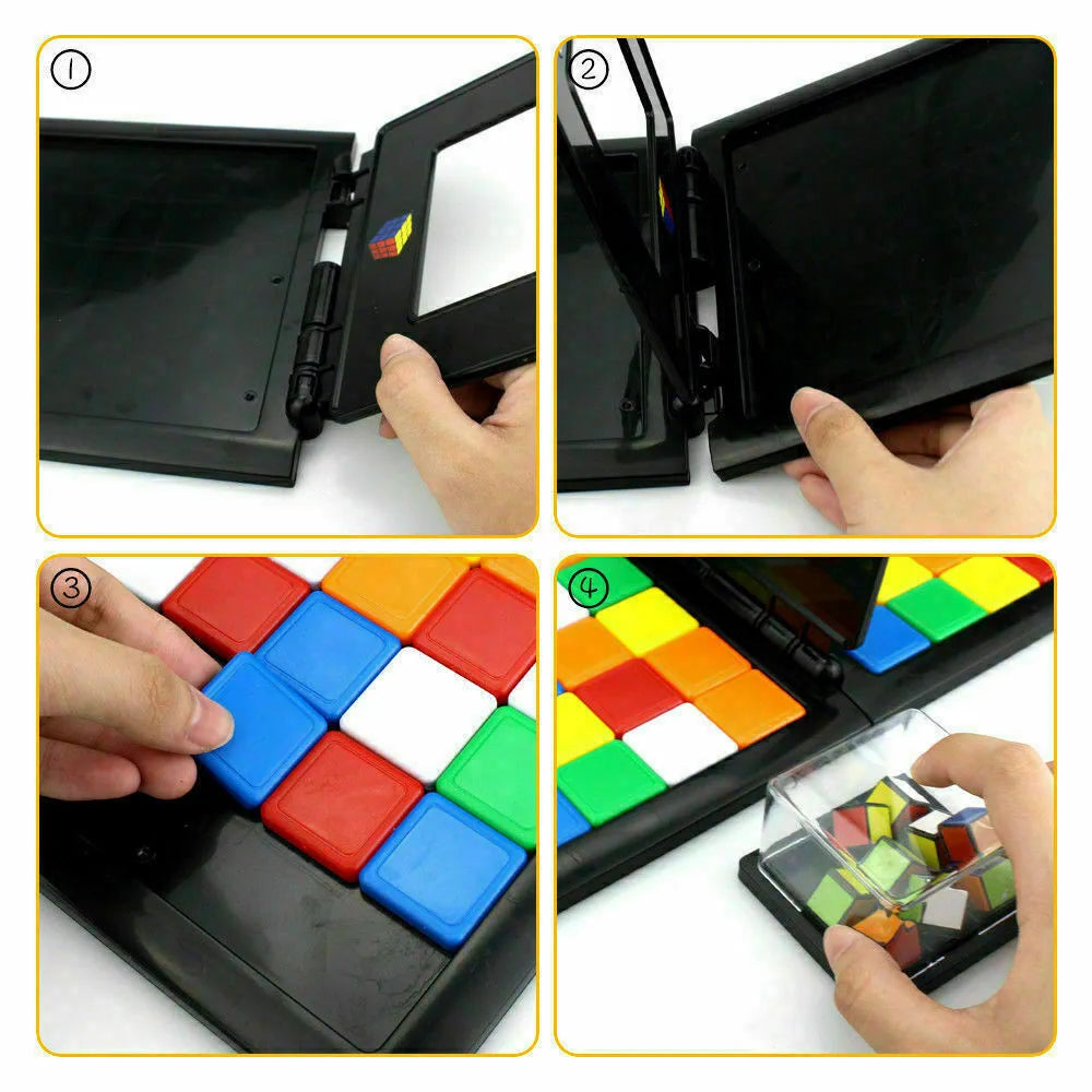 Kids Color Battle Square Race Game Parent-Child Square Desktop Puzzles Learning Educational Toys Anti Stress Boys Girls Gifts