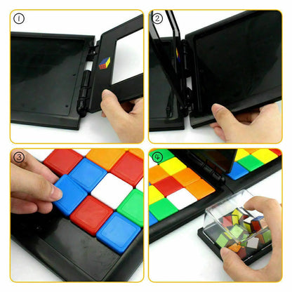 Kids Color Battle Square Race Game Parent-Child Square Desktop Puzzles Learning Educational Toys Anti Stress Boys Girls Gifts