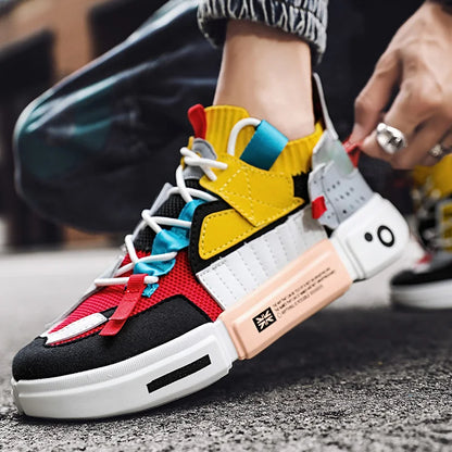 New Colorful Men Sneakers Male Tenis Luxury Designer Shoes Breathable Men's Casual Shoe Couple Shoes Trainers Zapatillas Hombre