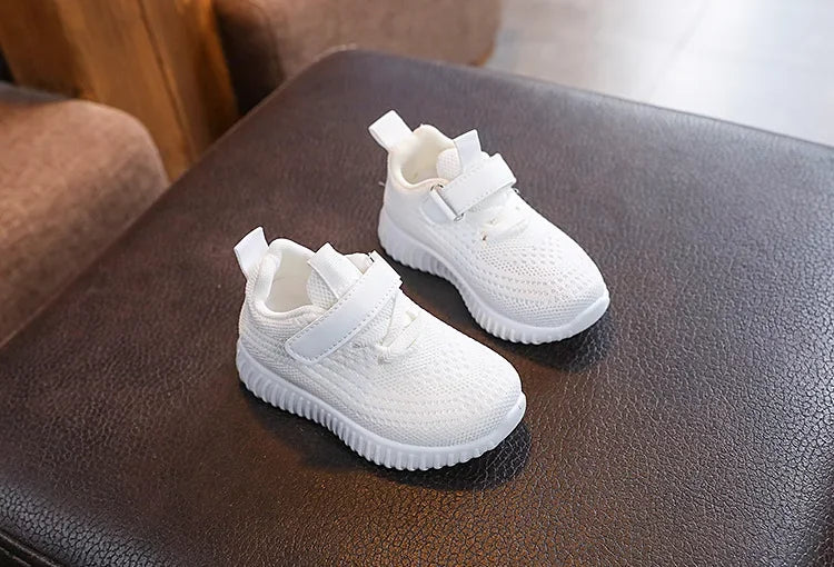 Spring Kid Shoes New Fashion Versatile Girl Sneakers Comfort Soft Sole Anti Slip Simple Boy Shoe Breathable Classic Casual Shoes