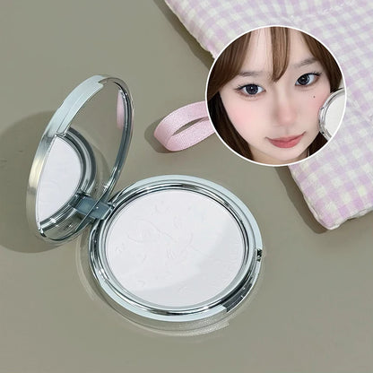 NICEKEY Pink Ballet Makeup Box Include 1*Lip mud,1*Pressed Powder,1*Highlight Powder,1*Eyeshadow Palette Powder With Necklace