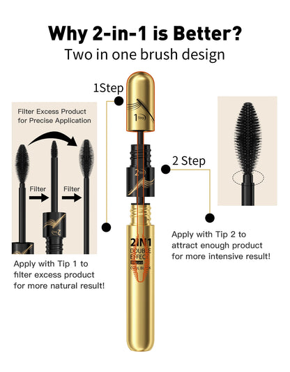 4D Silk Fiber Lash Mascara Waterproof Rimel 3d Mascara For Eyelash Extension Black Thick Lengthening Eye Lashes Korean Cosmetics