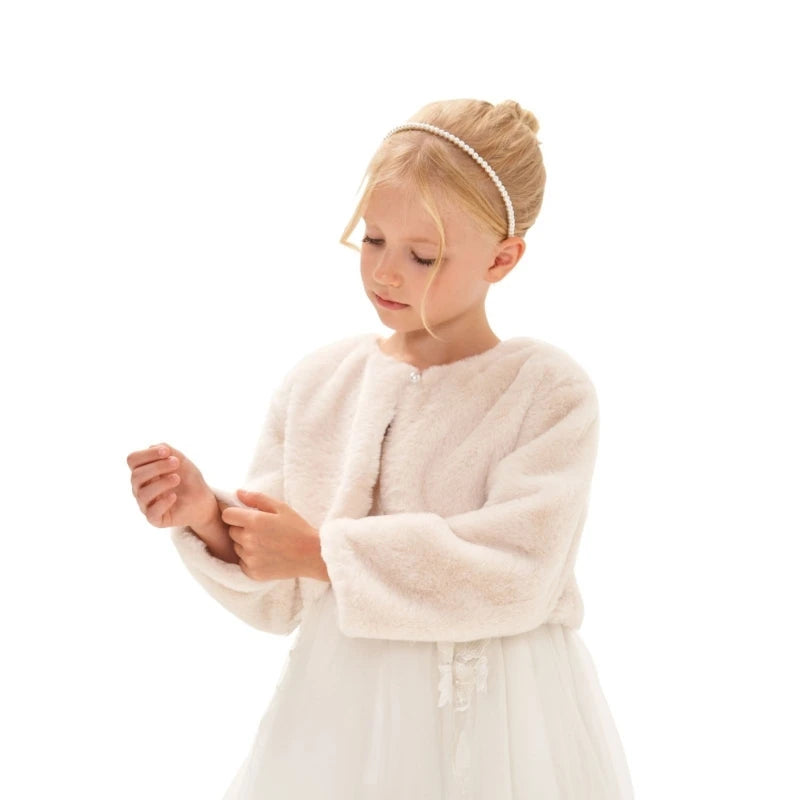 Windproof Girl Coats Spring And Autumn Newborn Padded Jackets Kids Shawls for Evening Parties and Daily Wear