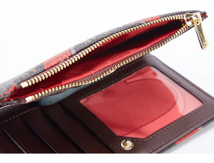 Carolina Herrera NEW Women's Cartoon Long Wallet, Classic PVC Fashion Simple Lightweight All-Match Purse