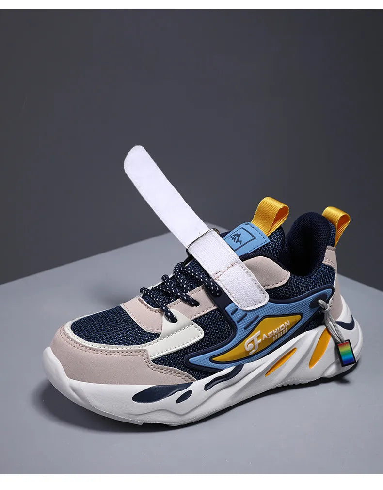 Kid Sneakers Walking Mesh Breathable Casual Shoes Sport Shoes For Boys Girl Lightweight Running Shoes