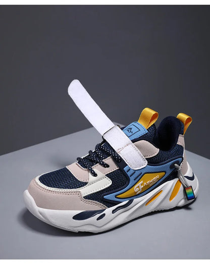 Kid Sneakers Walking Mesh Breathable Casual Shoes Sport Shoes For Boys Girl Lightweight Running Shoes