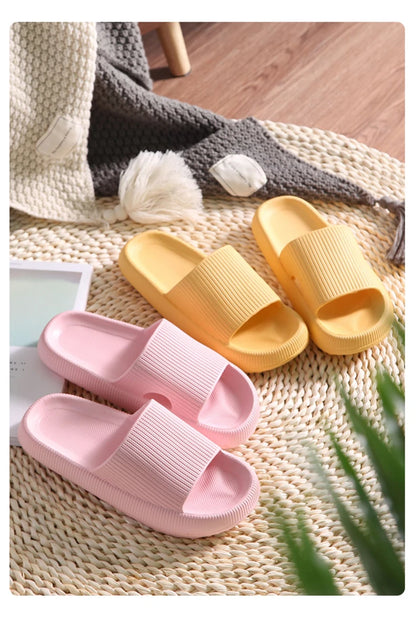 Slippers men wear thick-soled non-slip summer quarters bathroom shower Eva sandals