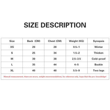 Autumn Winter Cat Fashion Designer Vest Pet Cute Cartoon Soft Shirt Small Dog Harness Chihuahua Poodle Yorkshire Puppy Clothes