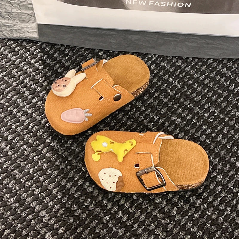 Kid's House Slippers 2025 New Cute Animal  Boy Child Slipper Non-slip Versatile Toddlers Girls Causal Flat Shoes Fashion Cartoon